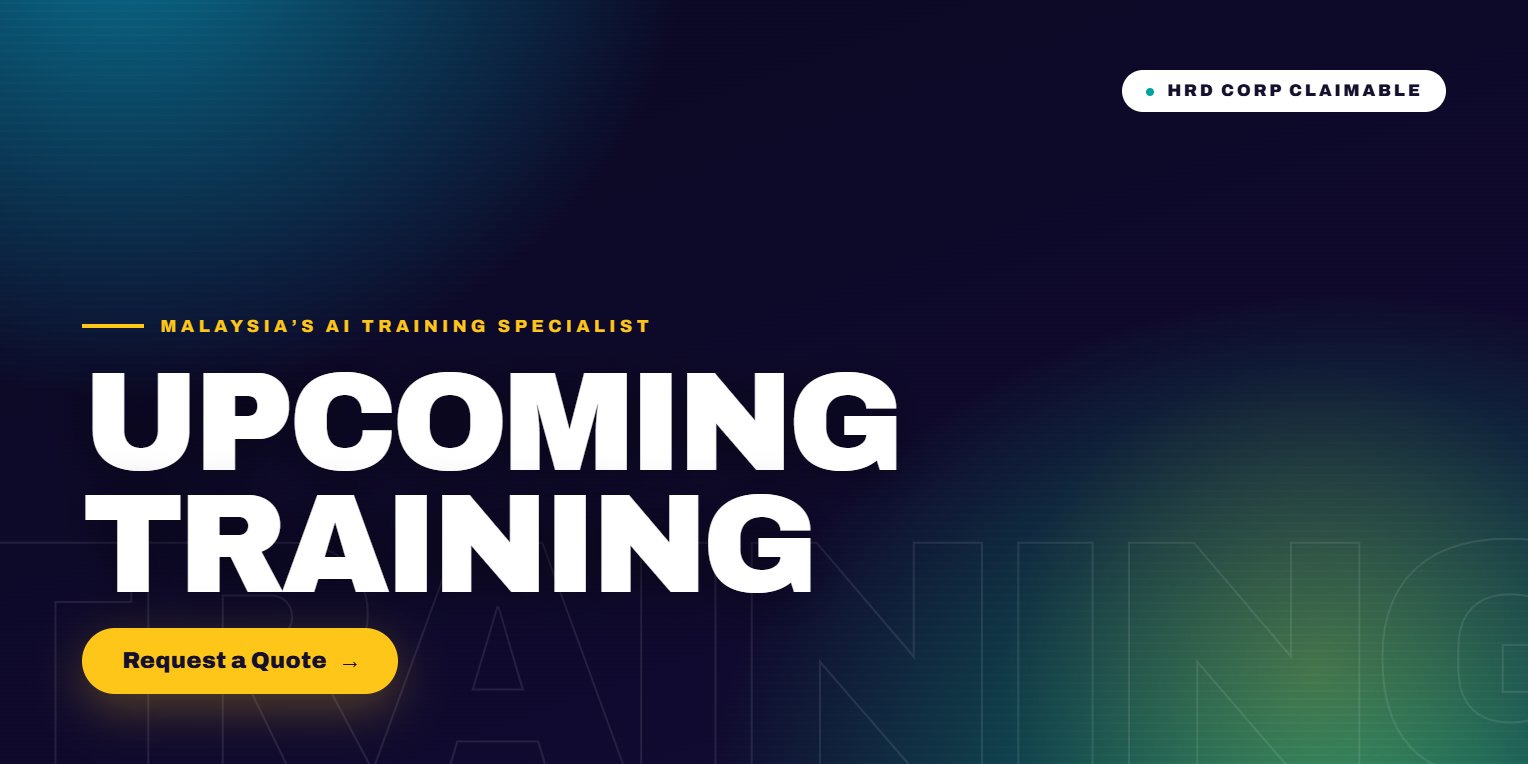 upcoming training